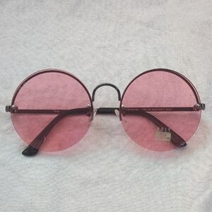 Poly Round Pink Sunglasses